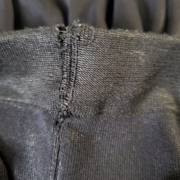 Exclusively Misook Knit Ankle Pant Size L Hi-Rise Black Stretch Casual Pull-on - Picture 6 of 16